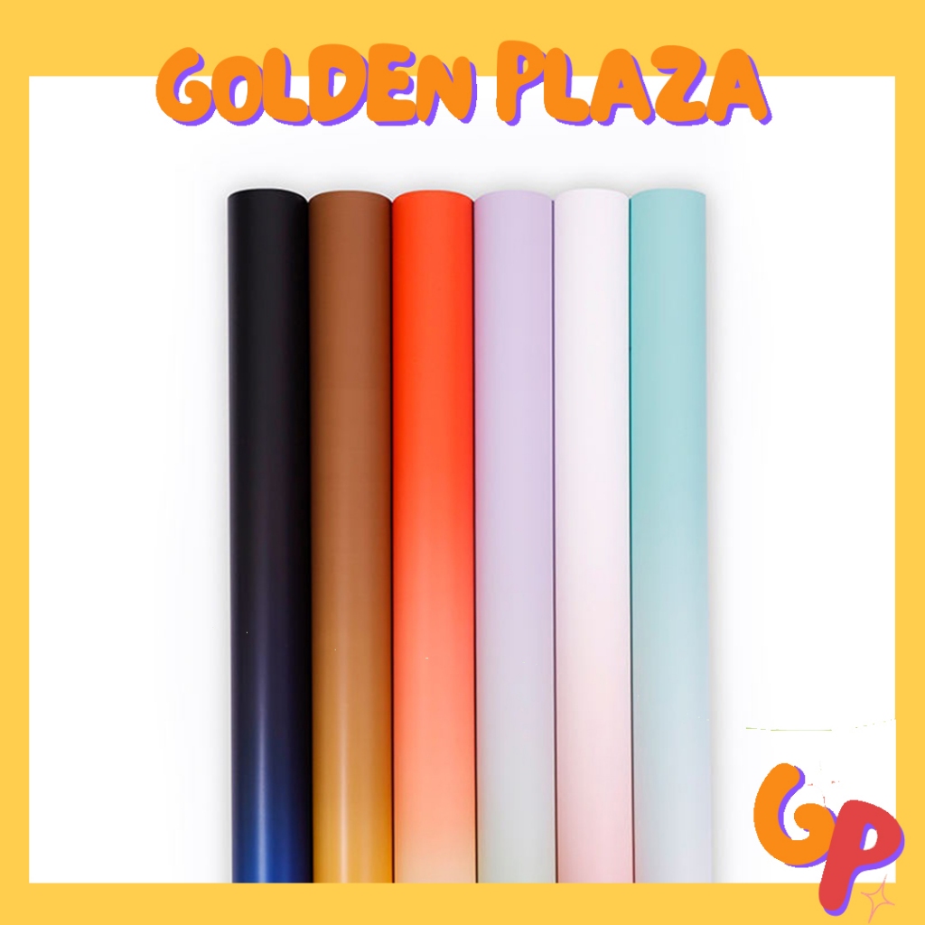 

Kertas Buket Bunga Flower Wrapping Gradient White Flowers Cellophane Solid Warna KB6201