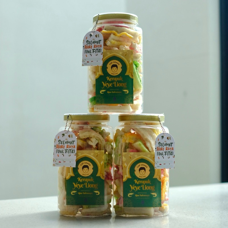 

(SPESIAL LEBARAN) Kerupuk Bawang Yeye Liong Baru - khas Indramayu