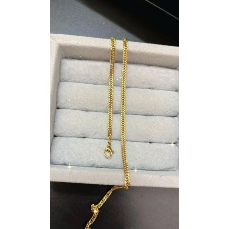 Rantai Kalung Titanium panjang45cm