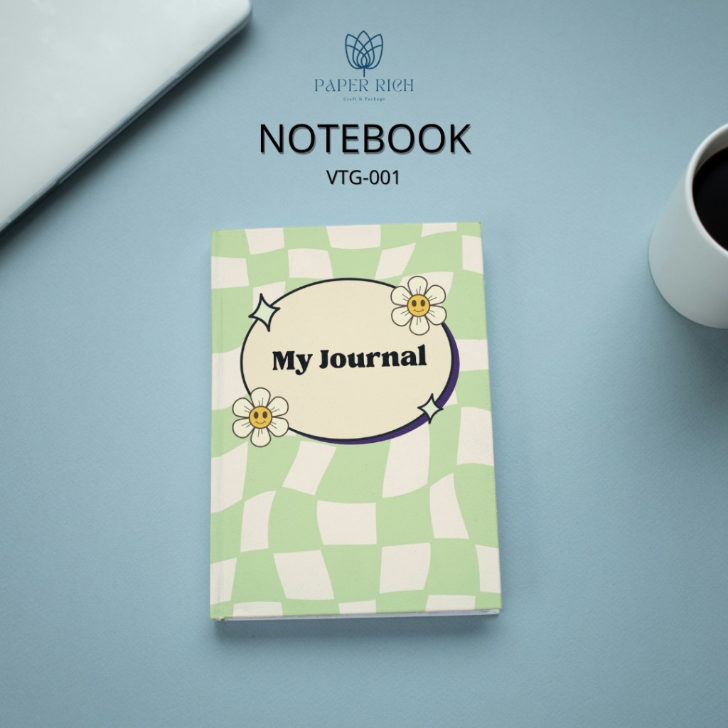 

Notebook A6 / Buku Catatan / Buku Harian Estetik Diary Journal Paper Rich