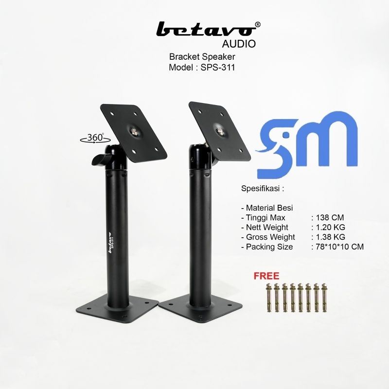 Bracket Speaker dinding Betavo SP-311 SP311 bmb