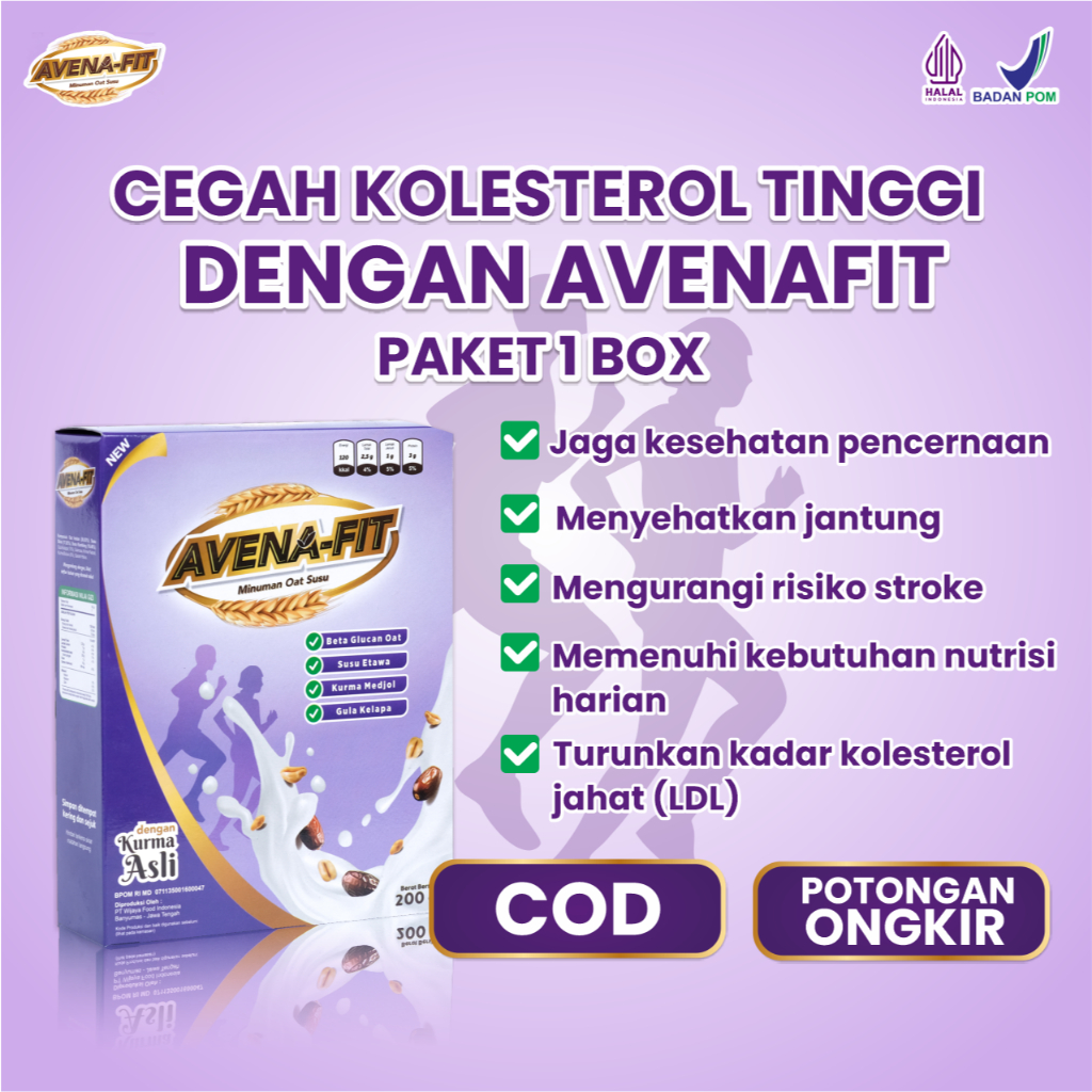 

Avena Fit Sereal Sehat Bantu Turunkan Kolesterol Dengan Cepat Tanpa Efek Samping