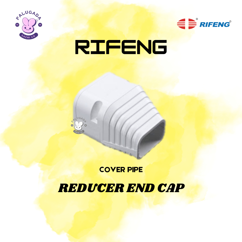[READY STOCK] Reducer End Cap Protective Pipe AC Putih Rifeng / tutup pipa ac rifeng