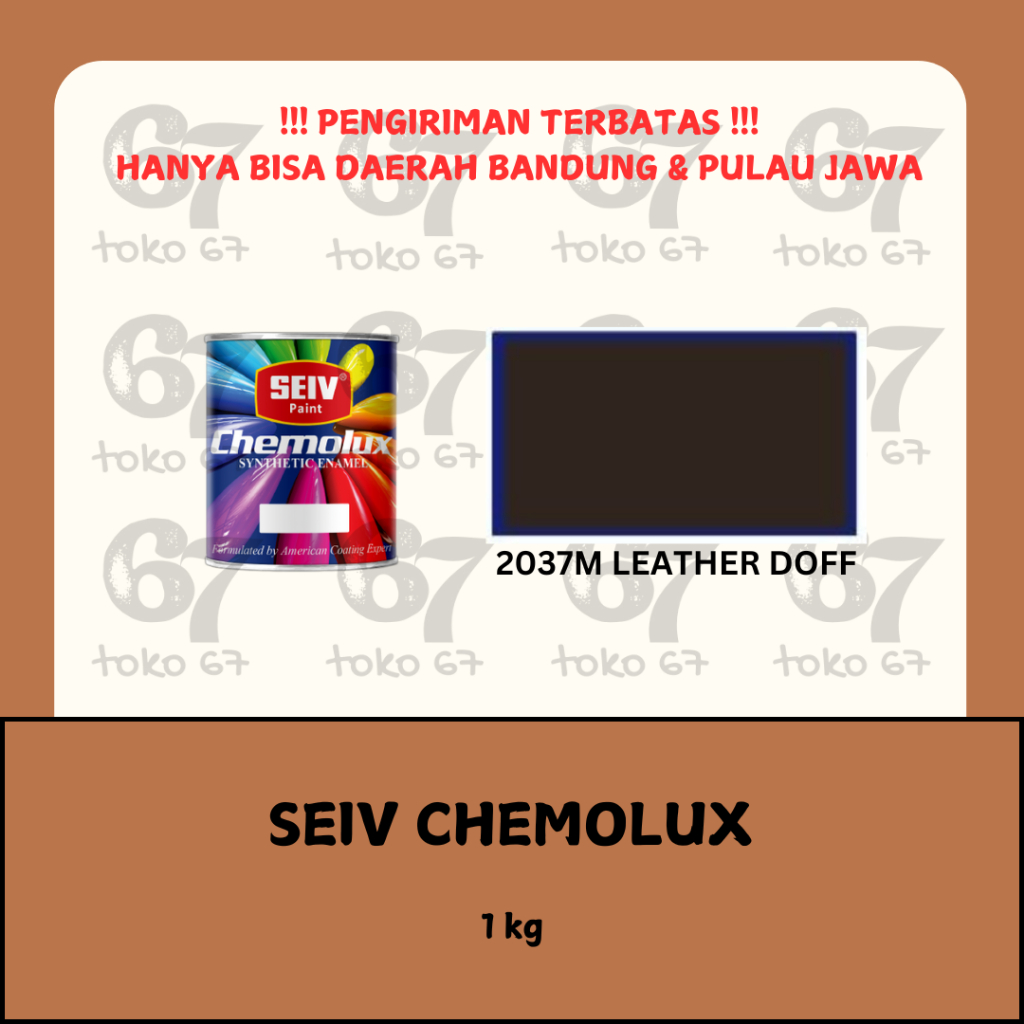 

SEIV CHEMOLUX CAT MINYAK KAYU BESI 2037M LEATHER DOFF 1 KG