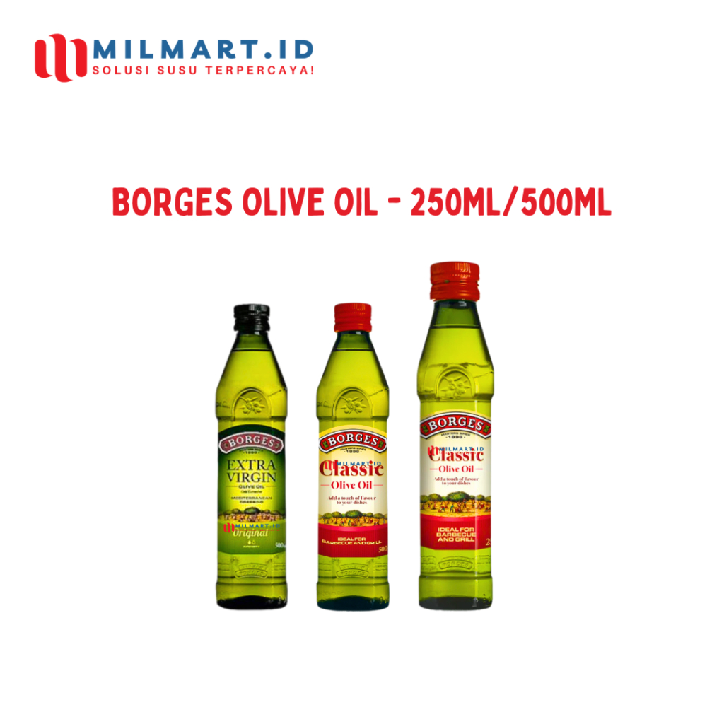 

BORGES MINYAK ZAITUN OLIVE OIL EXTRA VIRGIN/CLASSIC 250ML/500ML