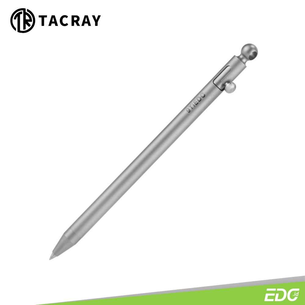 

Mini Pen Tacray Titanium Ballpoint Bolt Action Pocket EDC Pen TR-G2