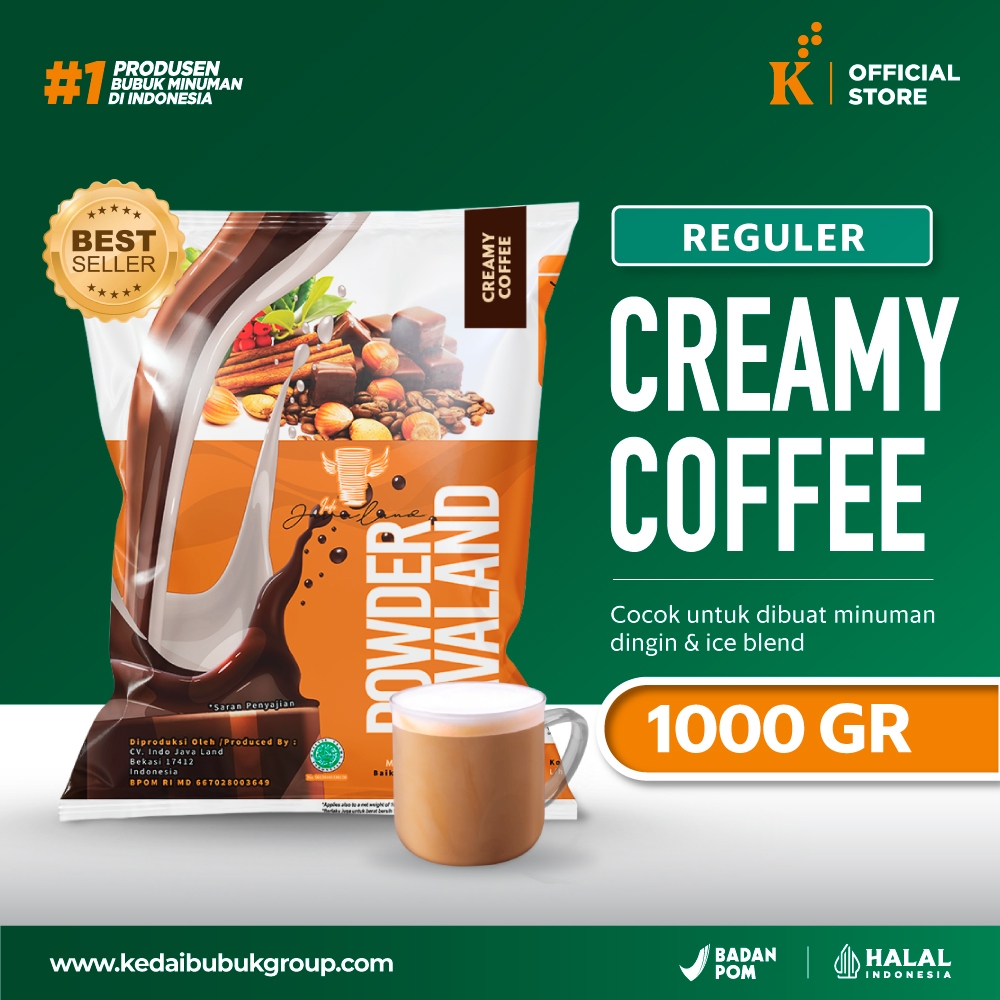 

Bubuk Minuman Bubble Drink Rasa Creamy Coffee Javaland 1 kg