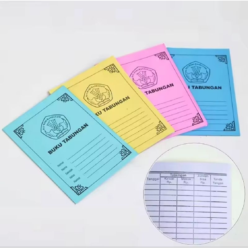 

15 Pcs Buku Tabungan Siswa / Buku Tabungan Sekolah