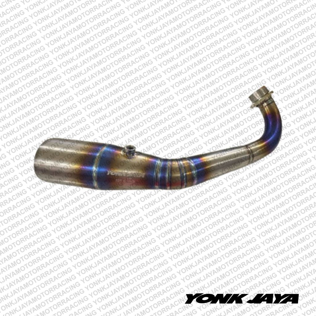 HEADER TITANIUM / LEHER KNALPOT TITANIUM YONK JAYA TERMIGNONI