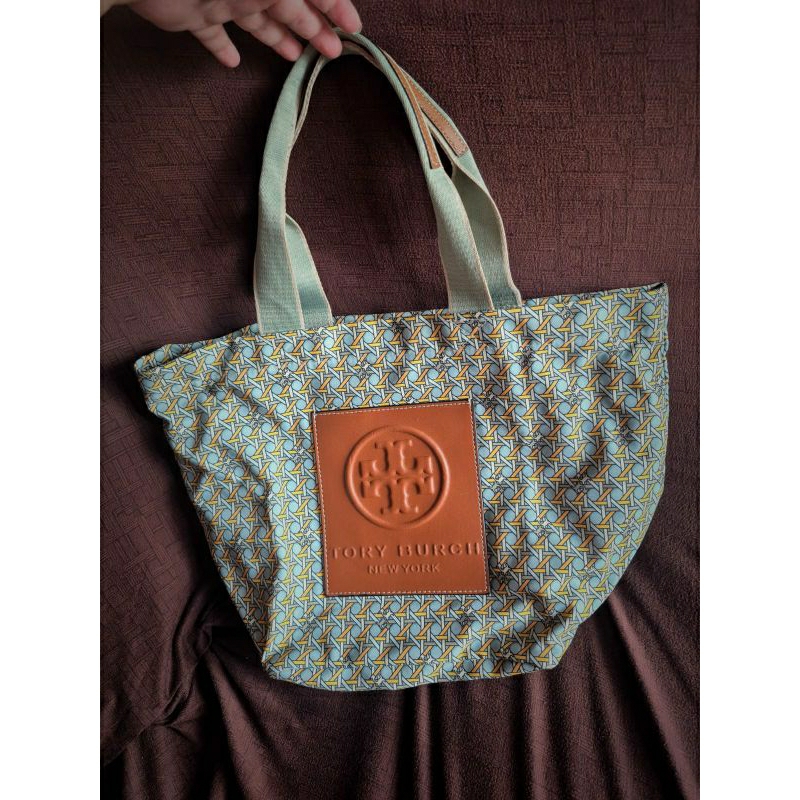 Autentic tote bag tory brunch prelove