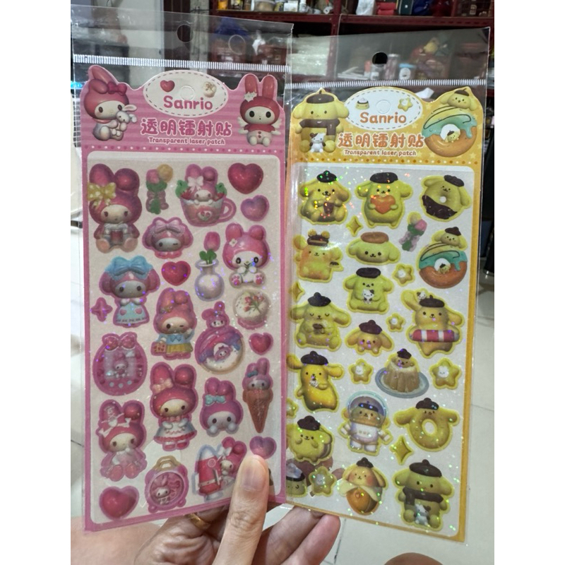 

stiker sticker sanrio tempelan mainan anak karakter lucu