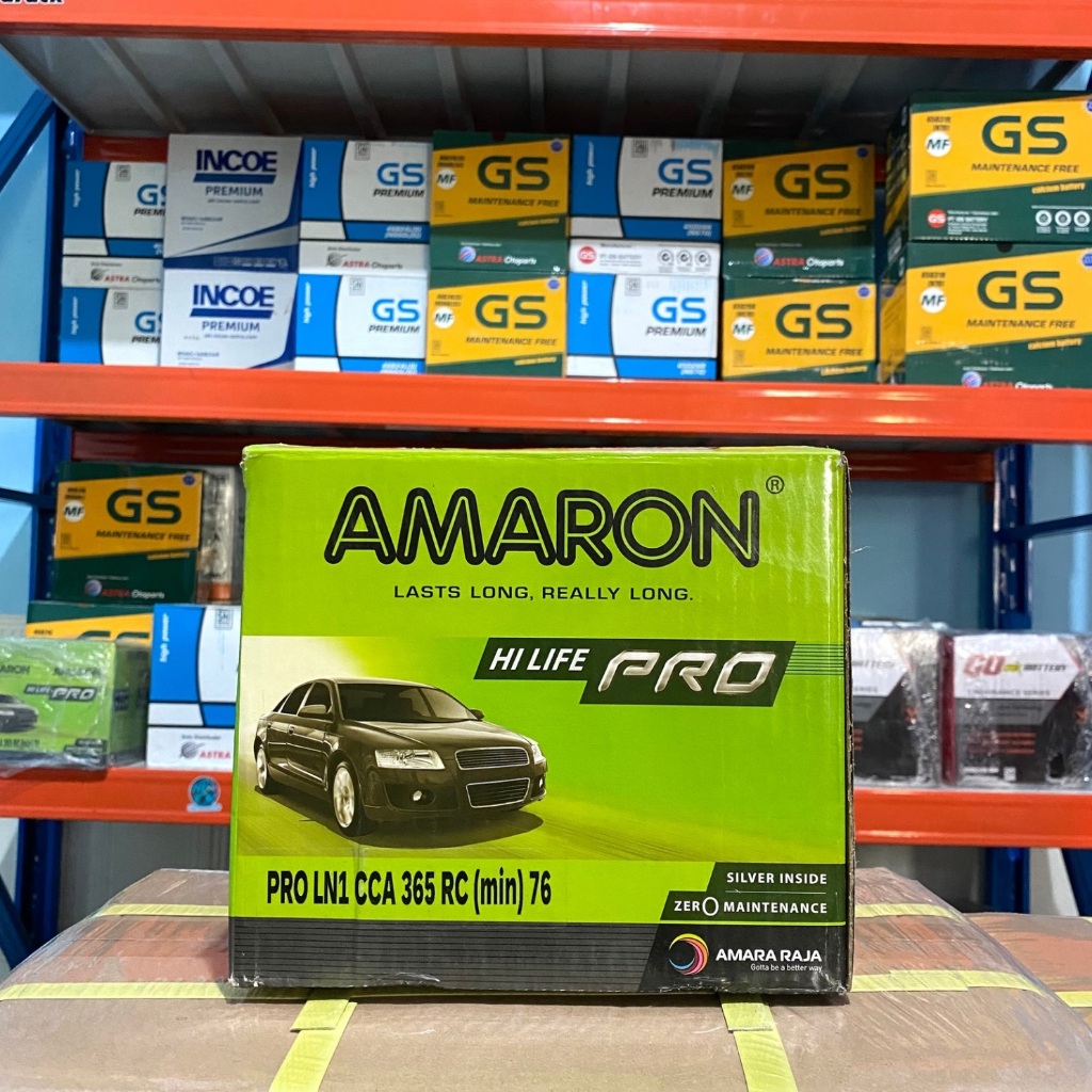 AMARON HI LIFE PRO LN1 DIN45 SPESIAL UNTUK MOBIL PEUGEOT P-605 HYUNDAI SONATA CARENS OPTIMA VOLVO S4