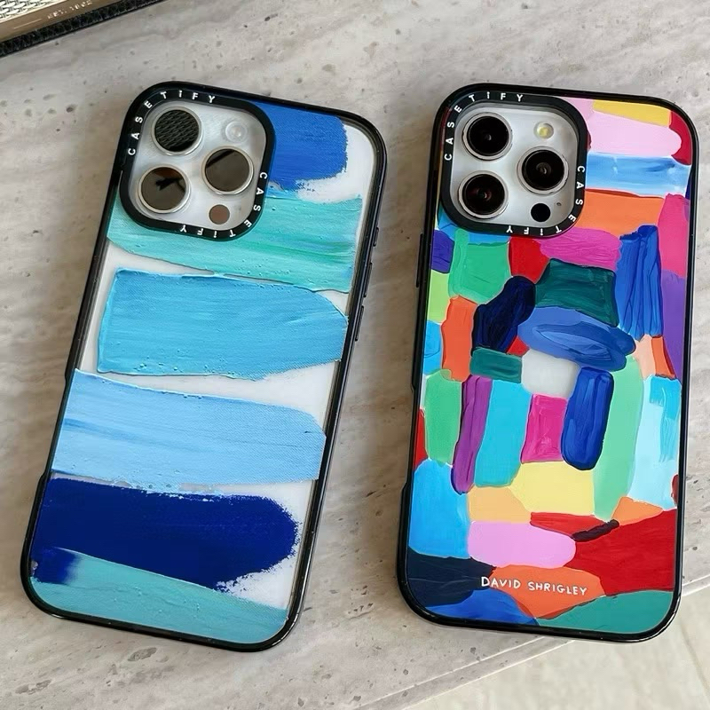 Casing Lucu CASETIFY TPU DAVID SHRIGLEY RAINBOW PHONE CASE IPHONE 12 12PRO 12PROMAX 13 13PRO 13PROMA