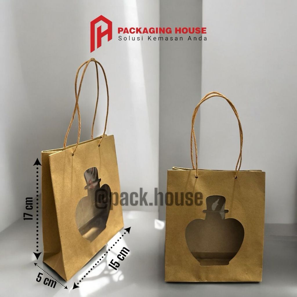 

[12 pcs] PAPERBAG MIKA PARFUM l PAPERBAG UK. 15X5X17 l PAPERBAG MIKA PARFUM 1 LUSIN