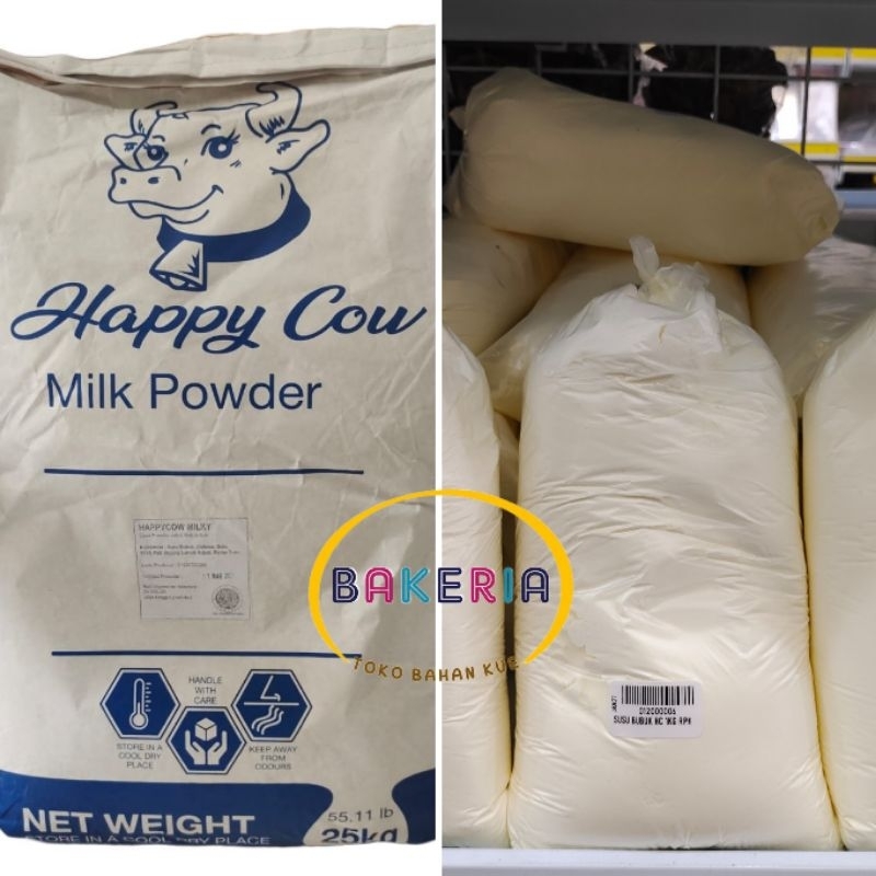 

Susu Bubuk Happy Cow 1kg / 250gr / 100gr / Susu Bubuk Untuk Roti dan Kue