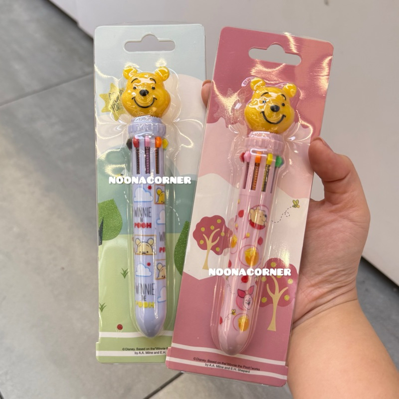 

Ohsome x Disney ‼️ Ballpoint Gel / Pulpen Ten Color Disney Winnie The Pooh Collections (Pink / Blue)
