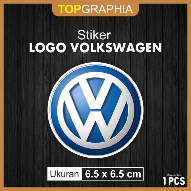 Stiker VW Volkswagen / Logo VW Motor Waterproof