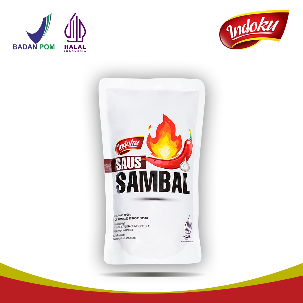 

INDOKU Saus Sambal 1kg - Saus Sambal