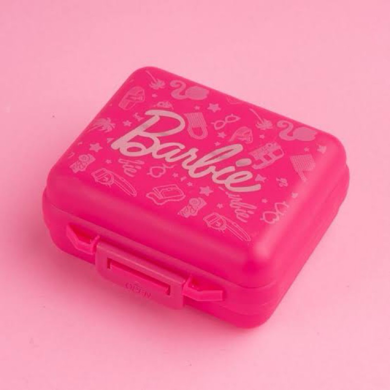 Miniso Barbie Medicine Storage Box / kotak obat miniso barbie