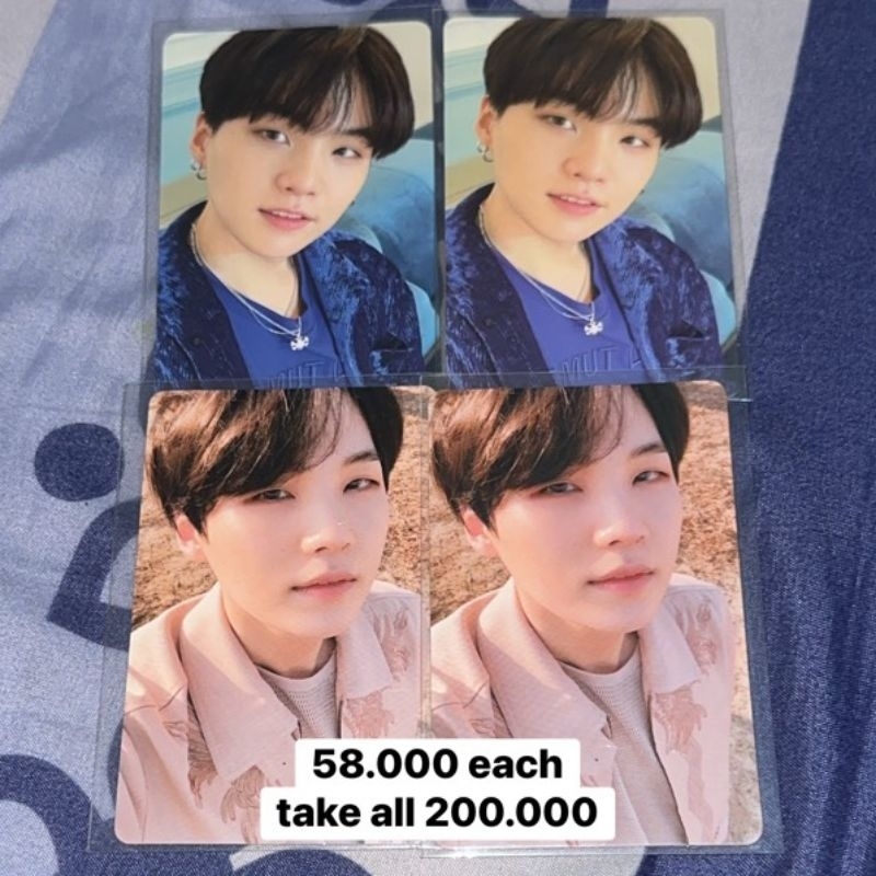 photocard bts official yoongi suga be essential tear y