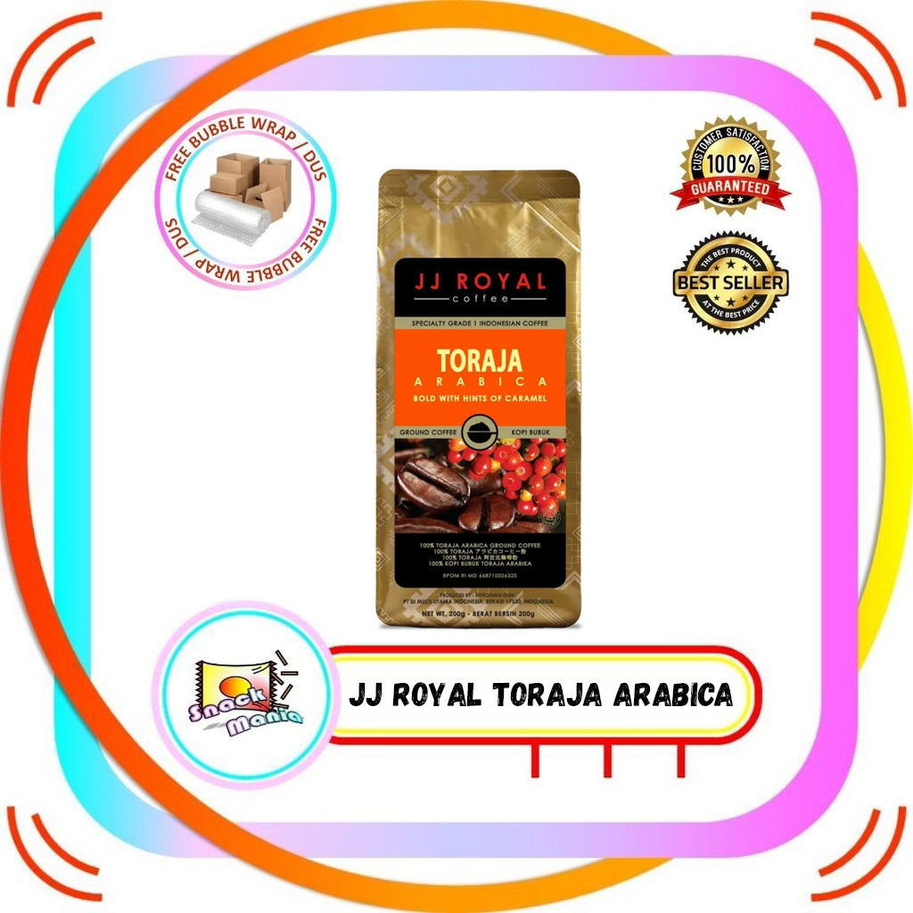 

JJ Royal Toraja Arabica Ground Bubuk Kopi ~ with Hints of Caramel 200 gr