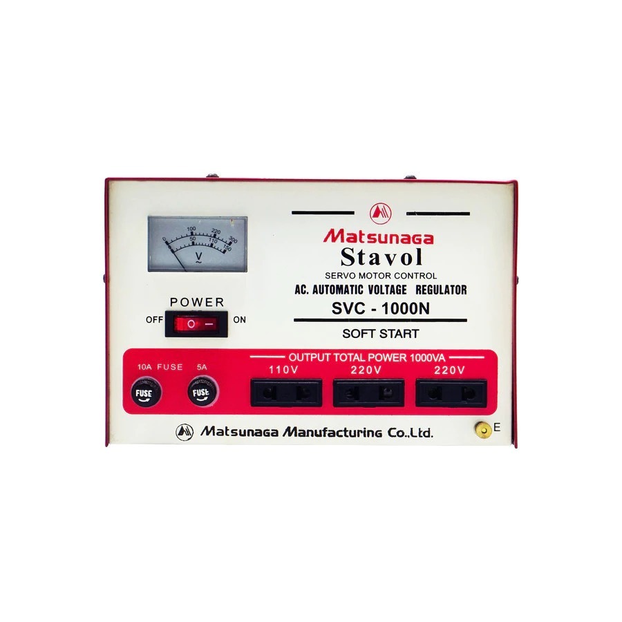 STABILIZER MATSUNAGA 1000 2000 3000 WATT / STAVOL SVC-1000N / SVC-2000NA / SVC-3000VA