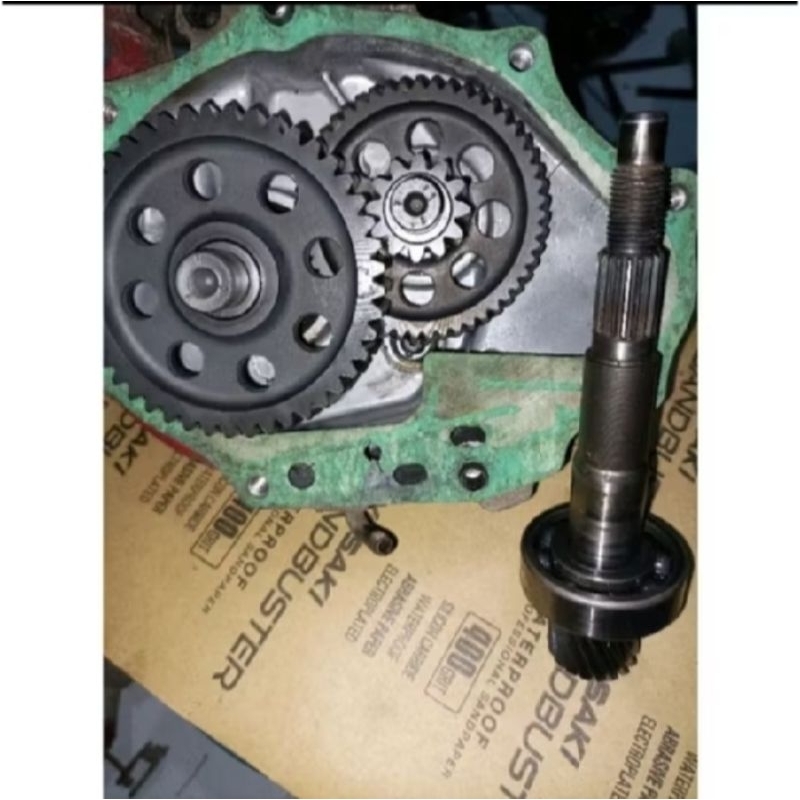 RASIO GEARBOX/GIGI GARDAN TRANMISI VARIO 110 KARBU VARIO TECHNO 110 KARBU ORIGINAL COPOTAN