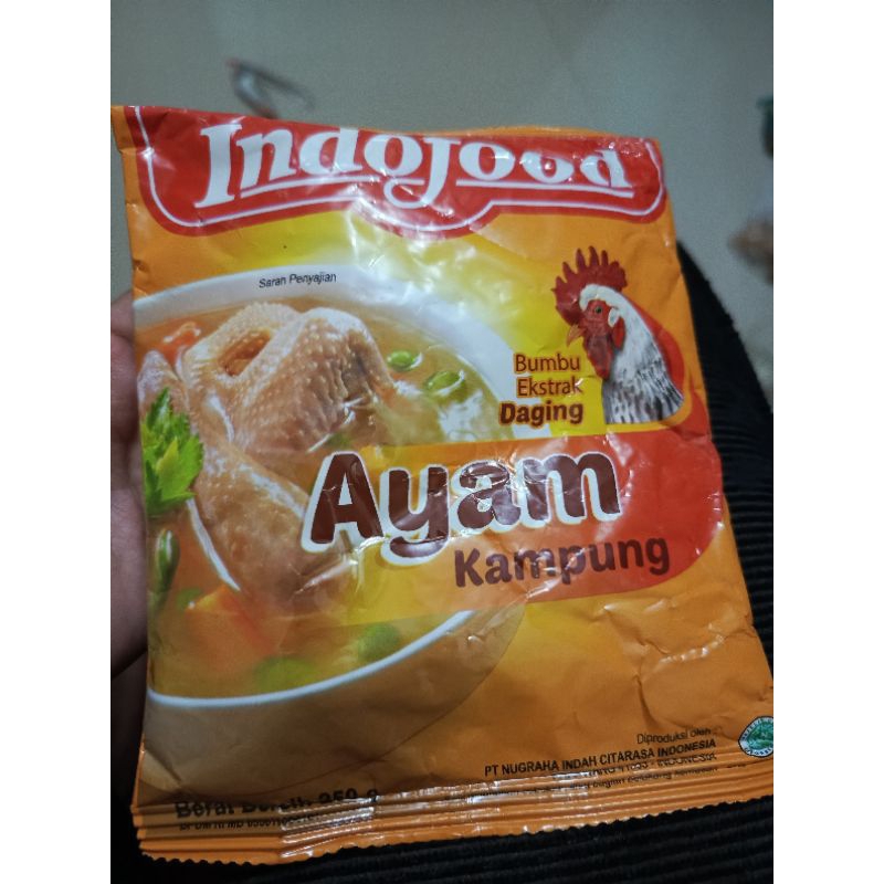 

Indofood bumbu ektrak daging ayam kampung 250g