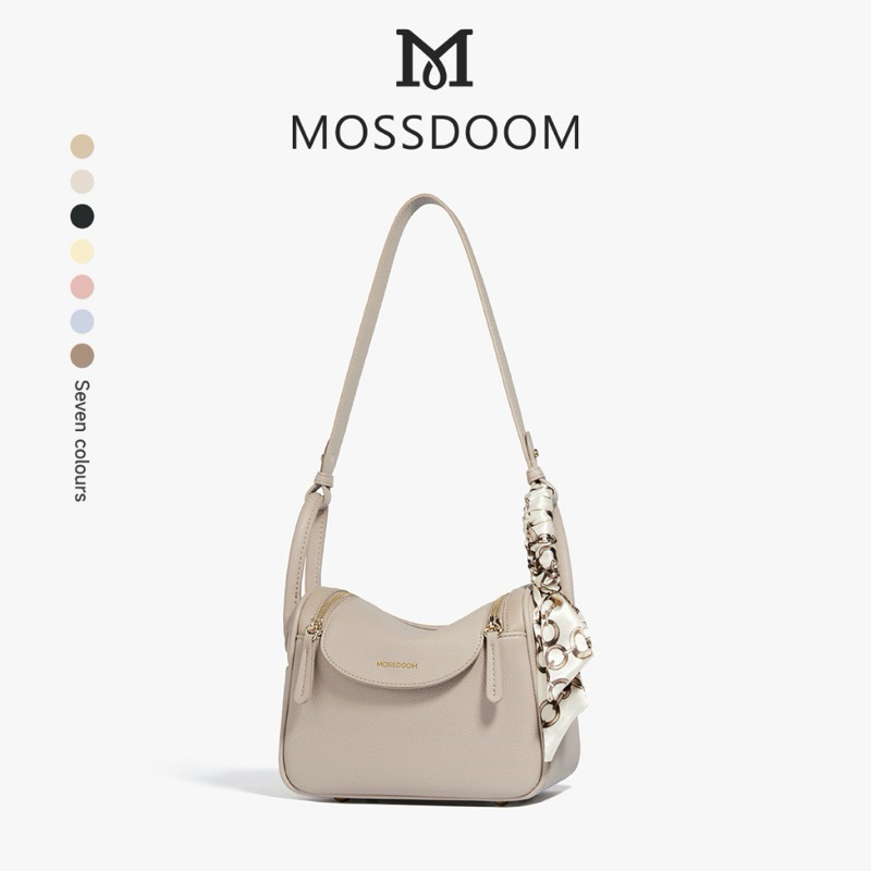 new - tas wanita merk mossdoom warna apricot