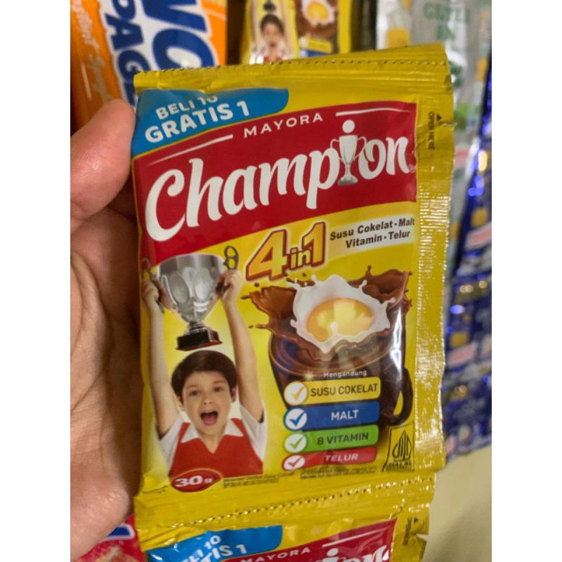 

Champion Susu Coklat 10+1