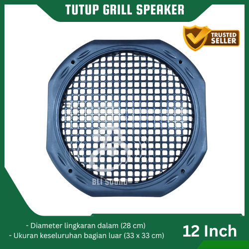 RAM TUTUP GRILL SPEAKER 12 INCH 12IN 12" SPEAKER BOX PIGURA