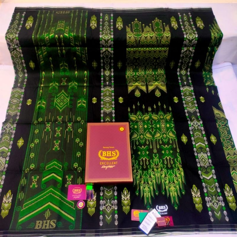 SARUNG BHS EXCELLENT JEA-JGO GOLD FULL SONGKET TIMBUL