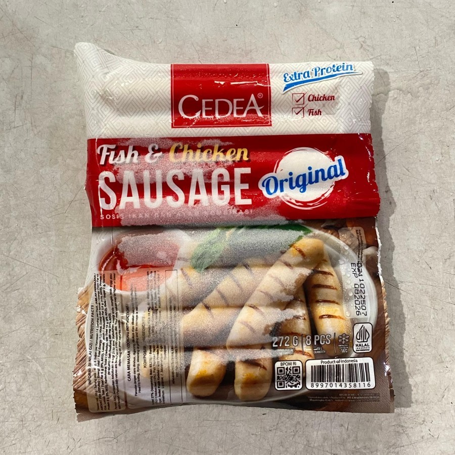 

Cedea Fish Chicken Sosis Original 272 gr