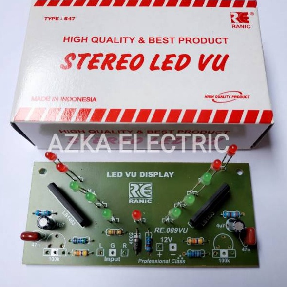 Super Kit LED VU Display Stereo