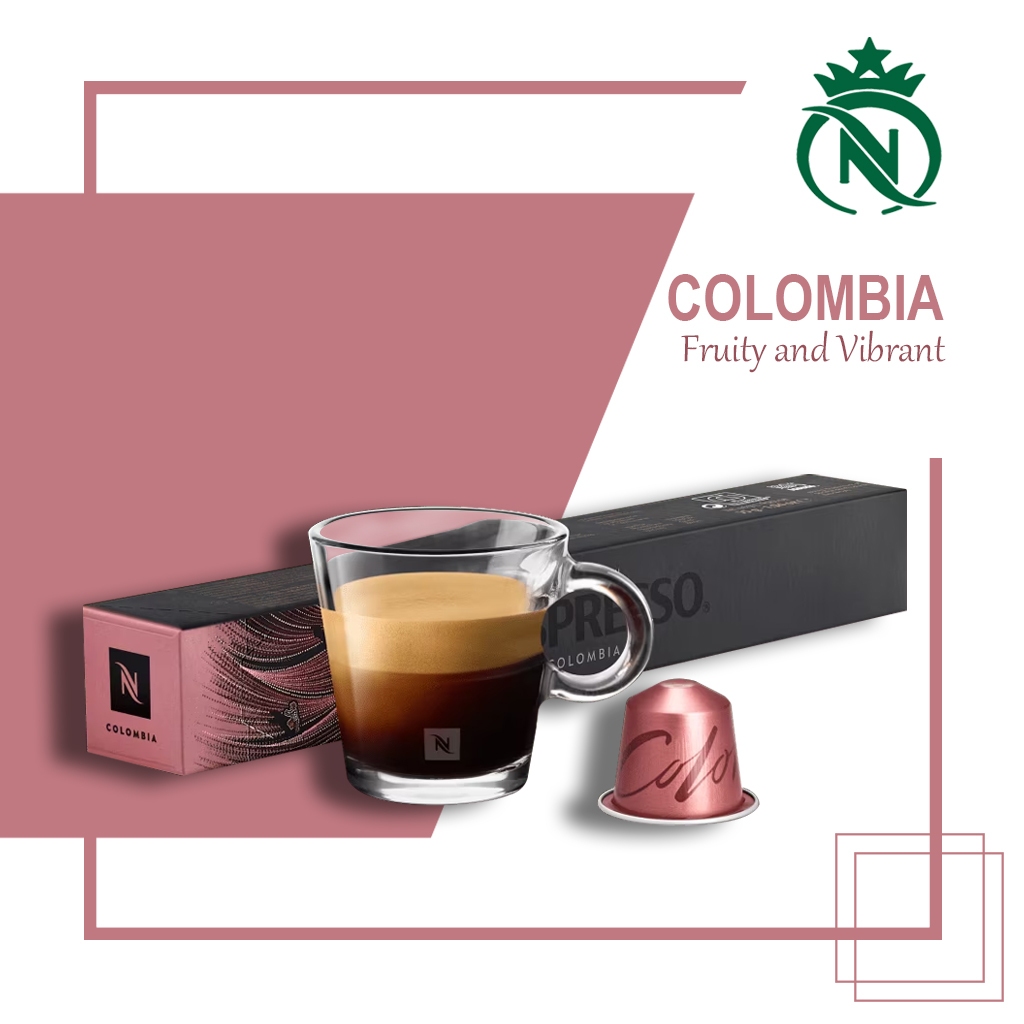 

Capsule Nespresso Colombia Original Nestle - Kopi Kapsul Master Origin Fruity Flavour
