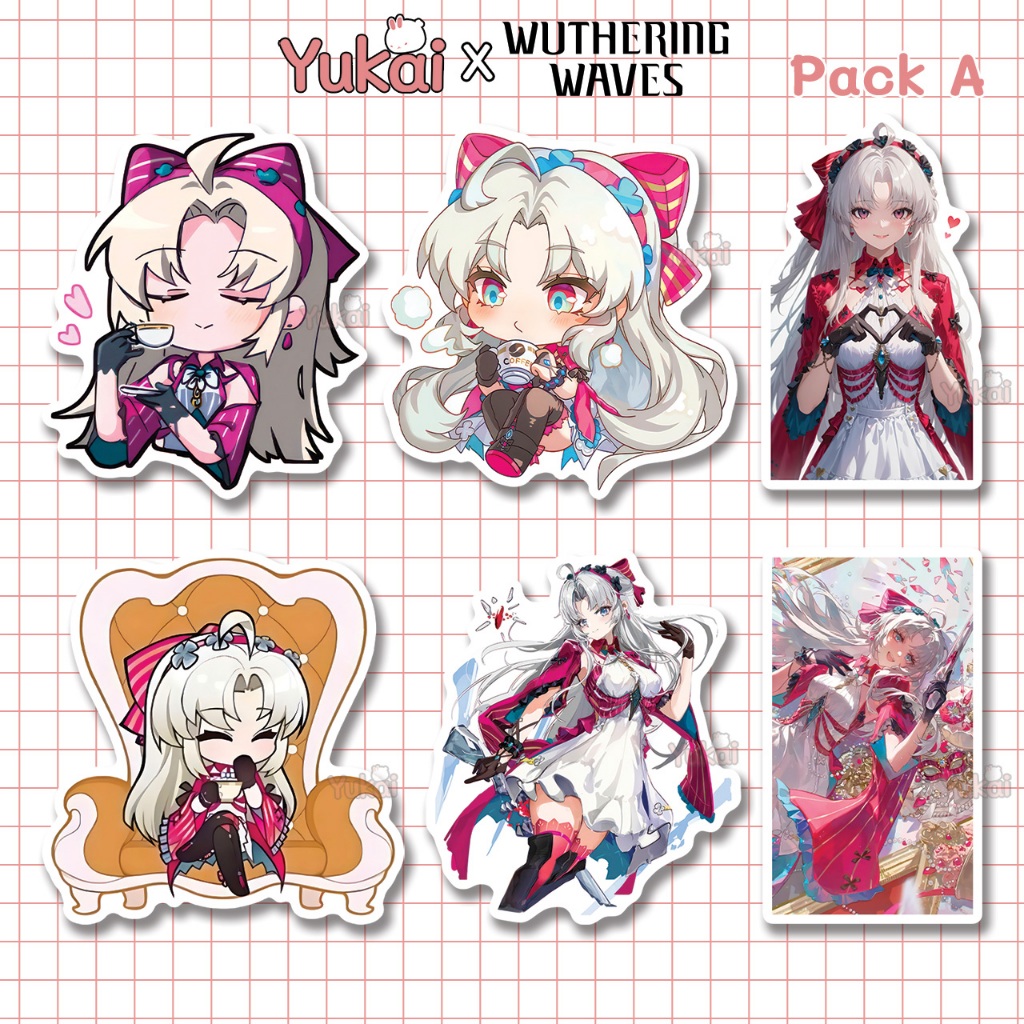 

Stiker Carlotta Wuthering Waves Premium - Sticker Pack Anime Waterproof