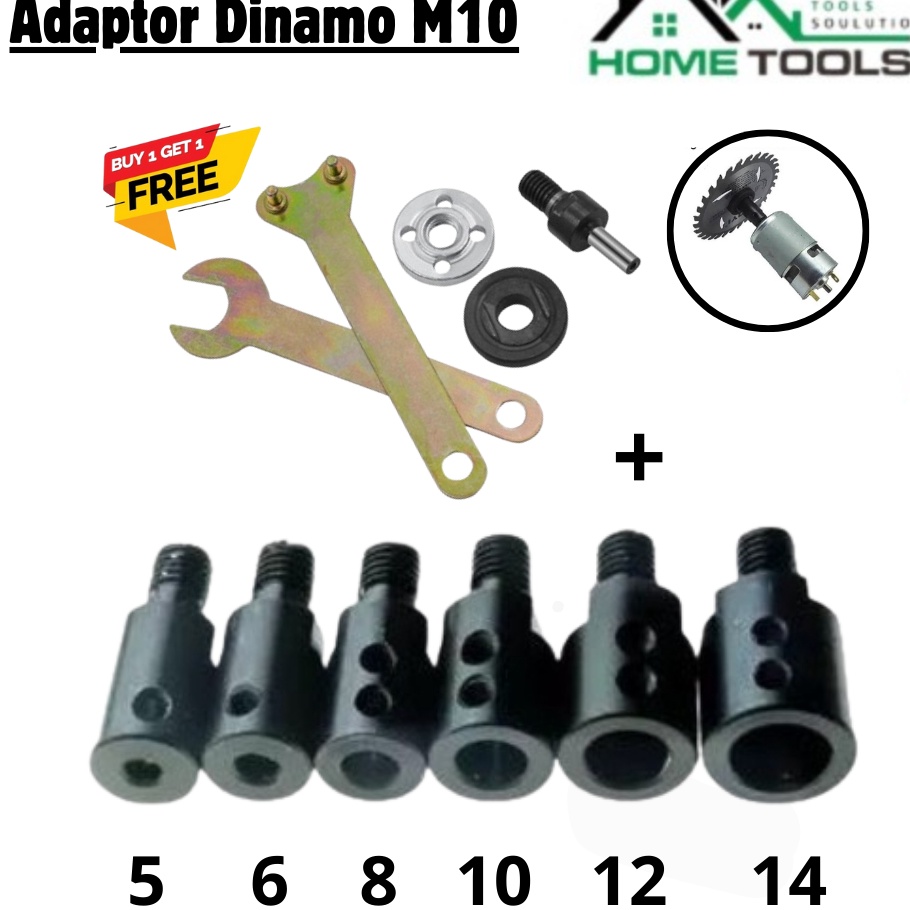 Gratis Konektor Sambungan As Dinamo 775 Ke Gerinda Adaptor Dinamo Buat Mesin Pompa Jadi Gerinda Mult