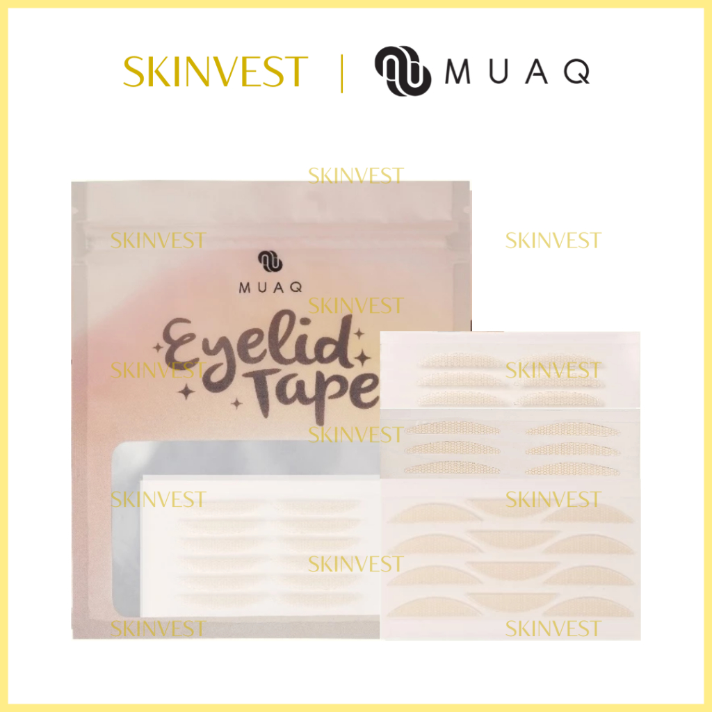 MUAQ Eyelid Tape PE Mesh Share 1 Lembar - Skot Selotip Mata