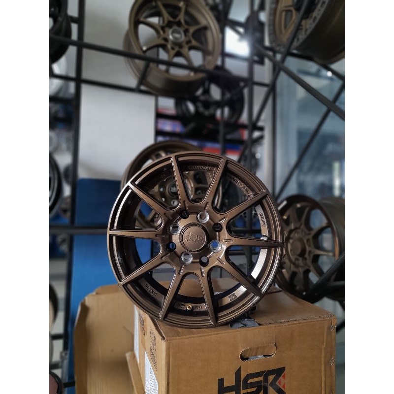 Velg pelek mobil Ring 14 HSR untuk mobil Datsun,Ayla,Calya,Xenia,Brio,Dll