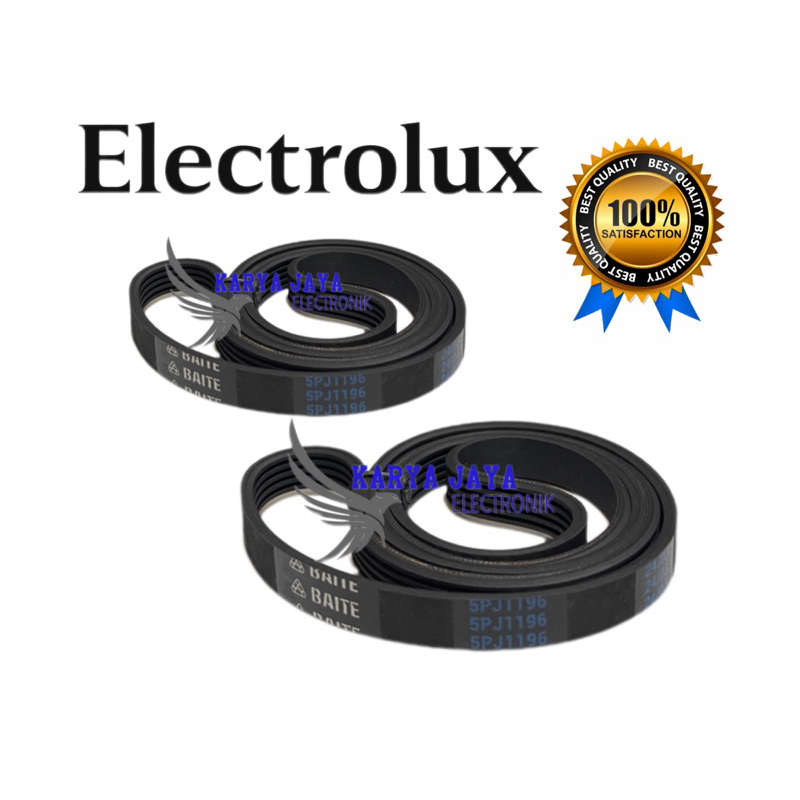 Van belt Panbel Karet Fan Belt 5PJ 1196 BAITE Mesin Cuci Electrolux Front Loading