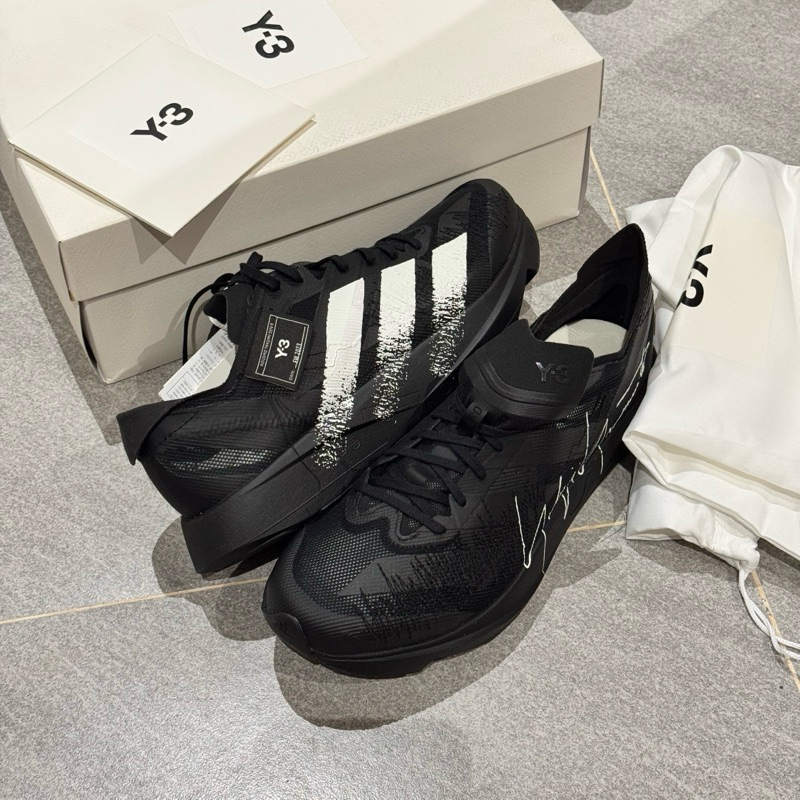 Adidas Takumi Sen 9 x Y-3 Black Off White / Blush Yellow Black (100% Original Resmi)