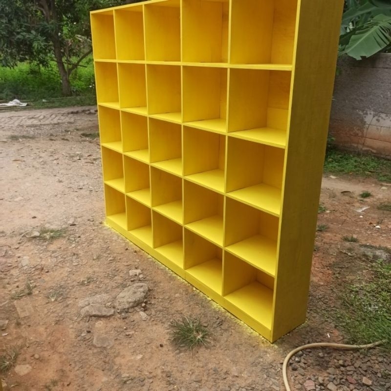 Rak kayu/ Rak kotak/ rak buku/ rak warung toko sembako/ rak laundry/ rak multifungsi