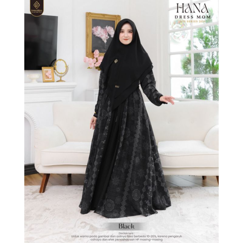 (Ready ) Hana Dress By Emka Hijab