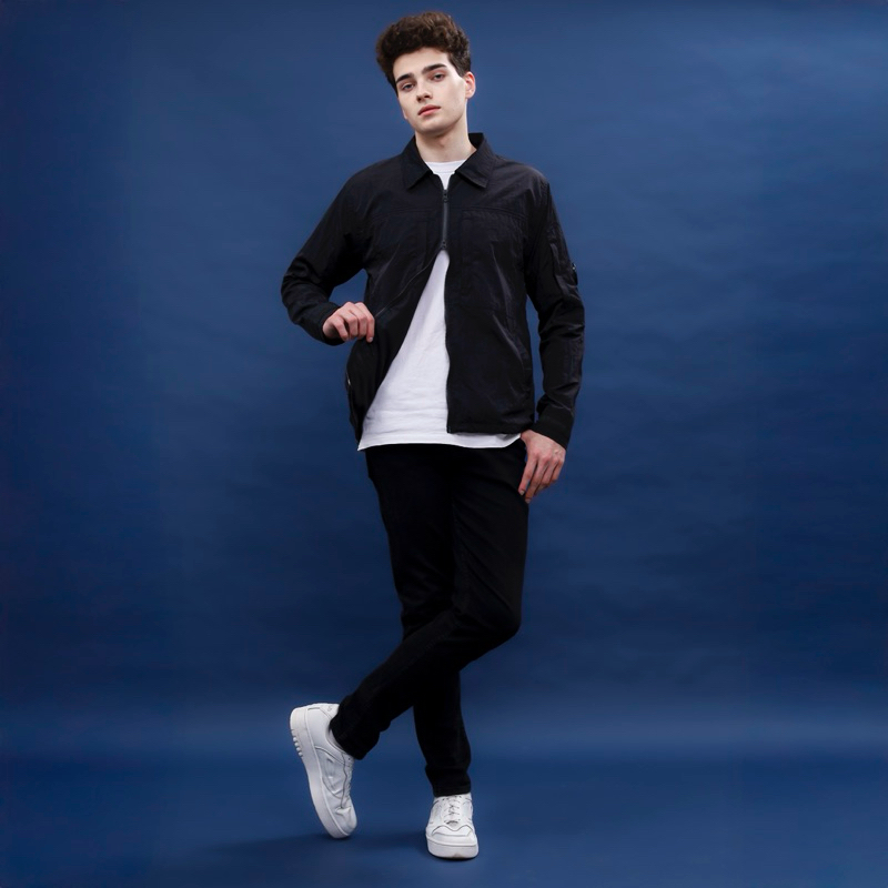 OUTFIRM - Overshirt Nylon “MILAN” Black