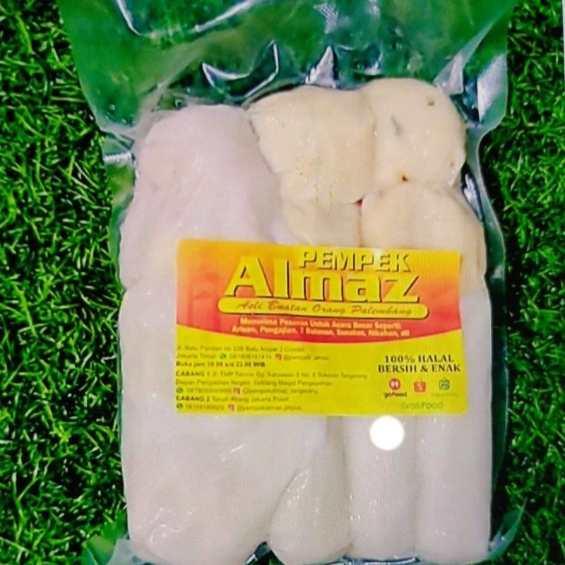 

pempek Almaz campur kecil (vakum)