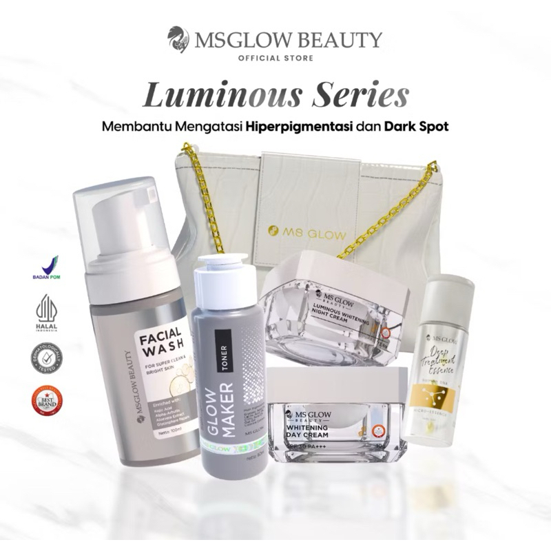Ms glow  Paket whitening LUMINOUS FREE ESSENCE