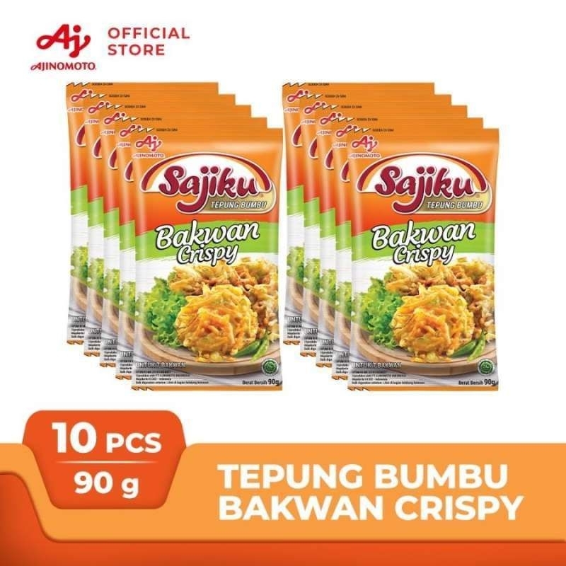 

Sajiku tepung bakwan crispy 1 renceng 90 gram