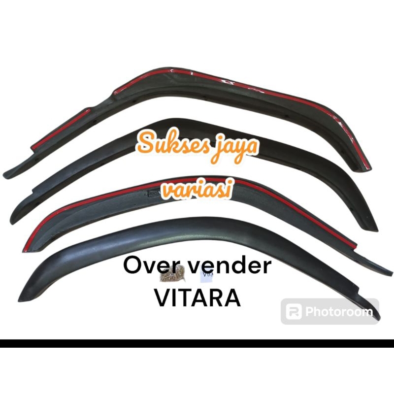 OVER FENDER/OVER VENDER MOBIL VITARA BAHAN KARET PU