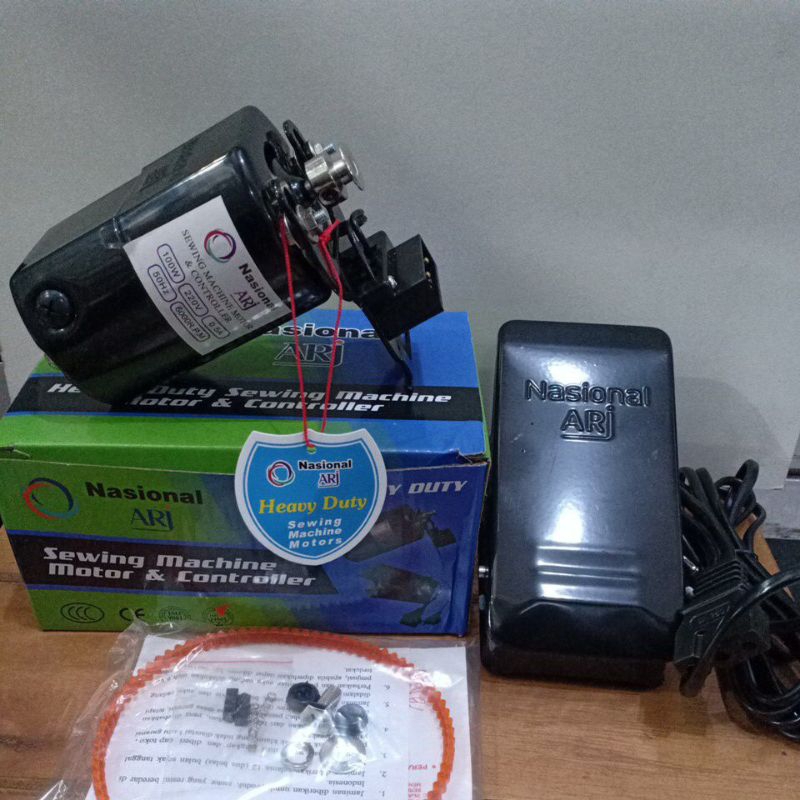 Dinamo national 100 watt / Dinamo mesin jahit kecil / Dinamo mesin obras kecil / Alat jahit