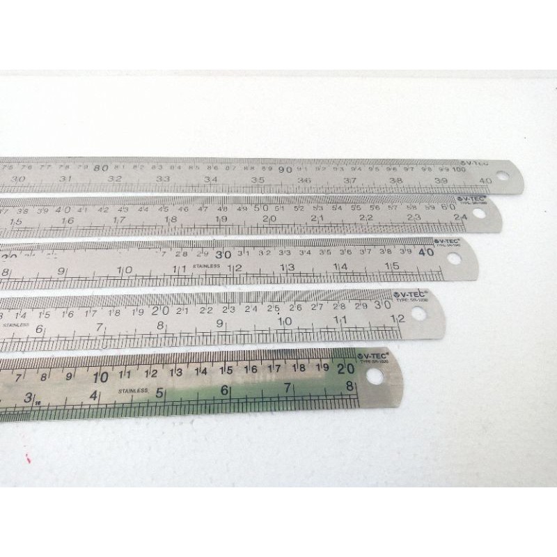 

Penggaris Besi Stainless Steel V-tec